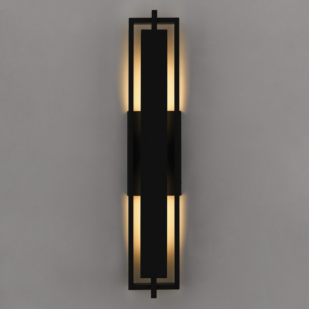 Quoizel Pointsett 30in Outdoor Wall Lantern | Modern Matte Black Coastal Armour Aluminum | Front Door & Porch | Model PNT8506MBK