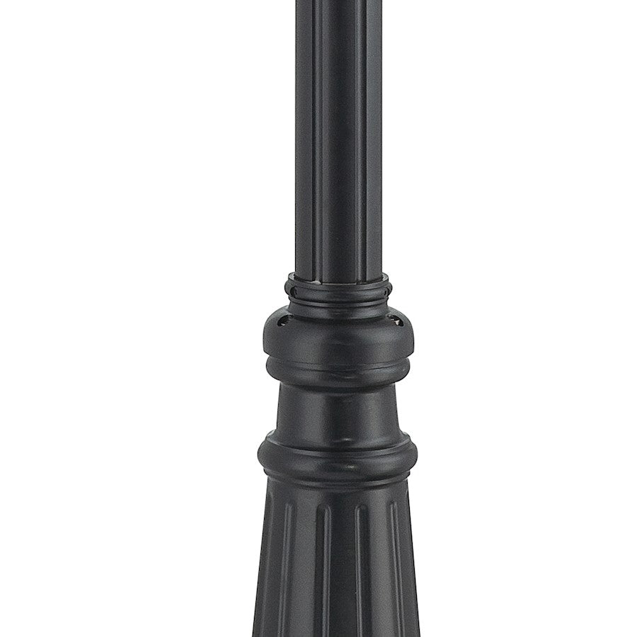 Quoizel Outdoor Post Mount in Mystic Black