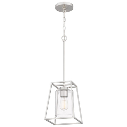 1 Light Mini Pendant, Brushed Nickel