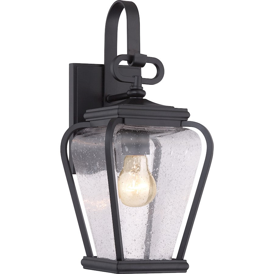 Quoizel Province 1 Light Outdoor Wall Sconce in Mystic Black