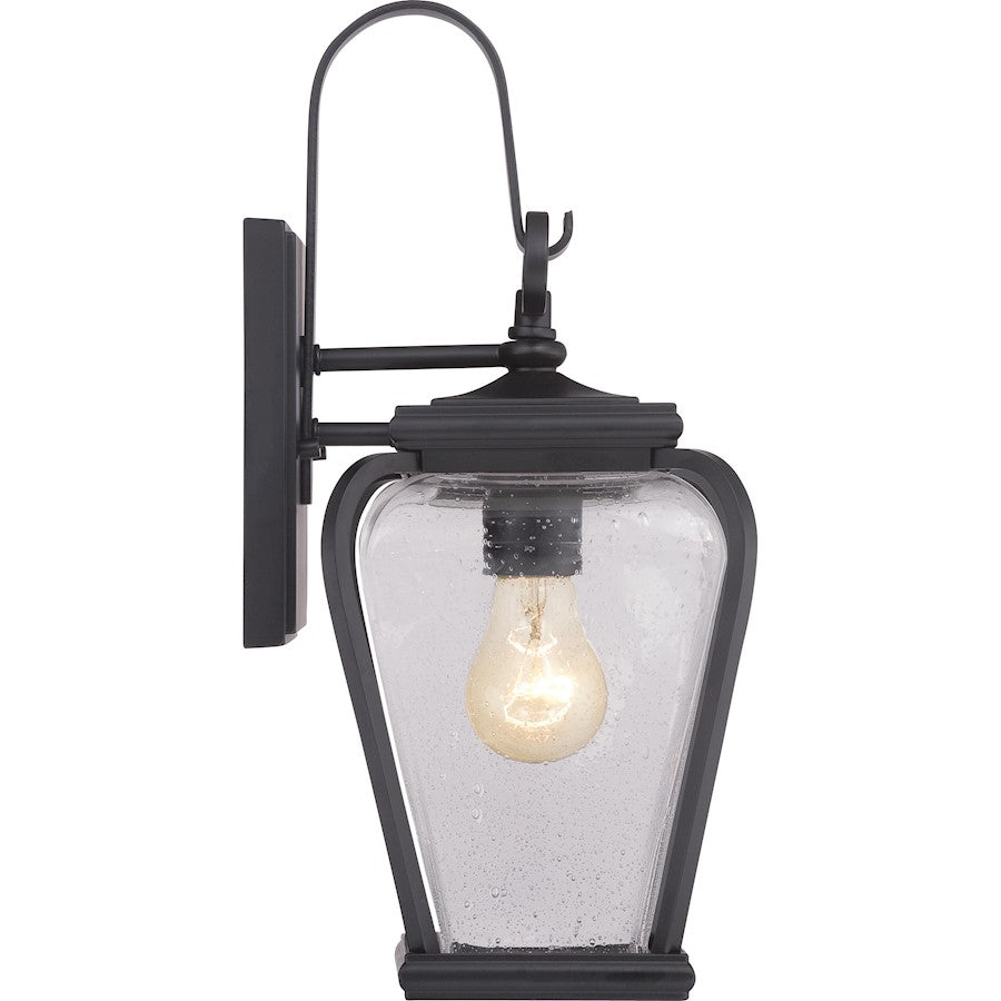 Quoizel Province 1 Light Outdoor Wall Sconce in Mystic Black