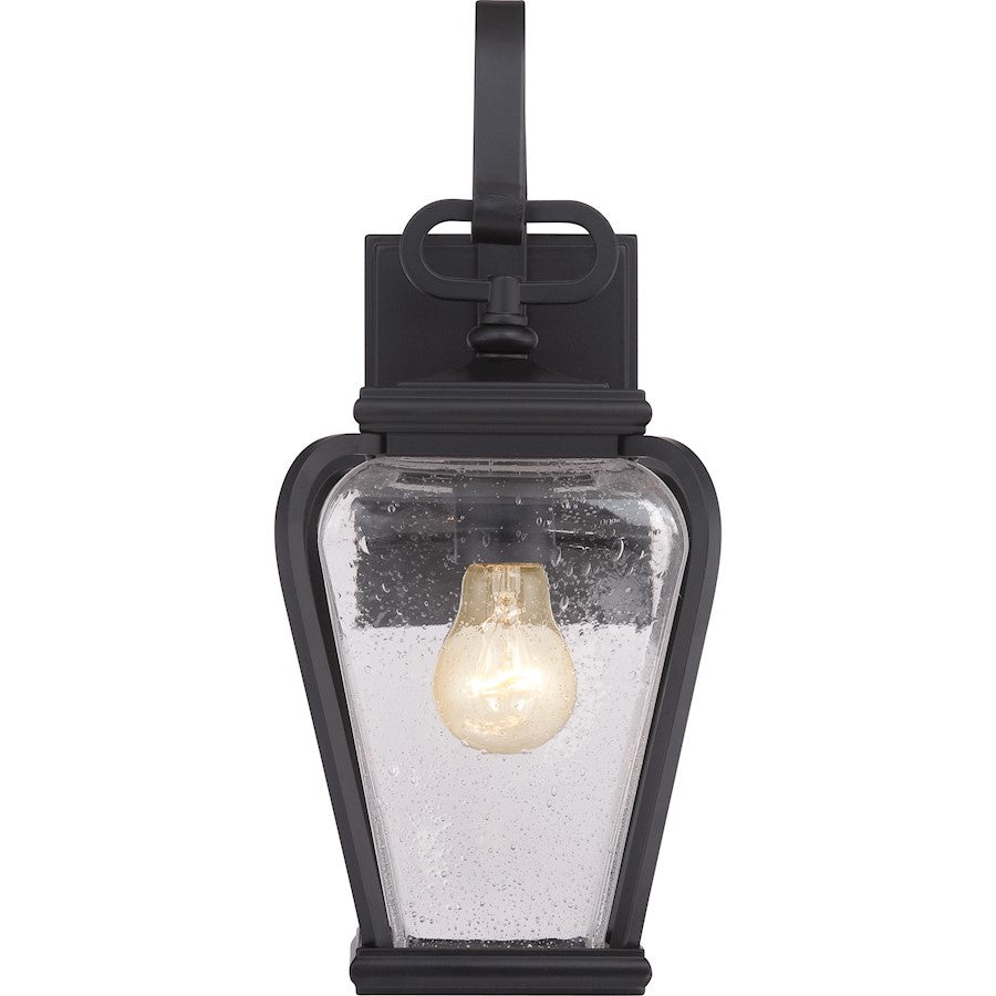 Quoizel Province 1 Light Outdoor Wall Sconce in Mystic Black