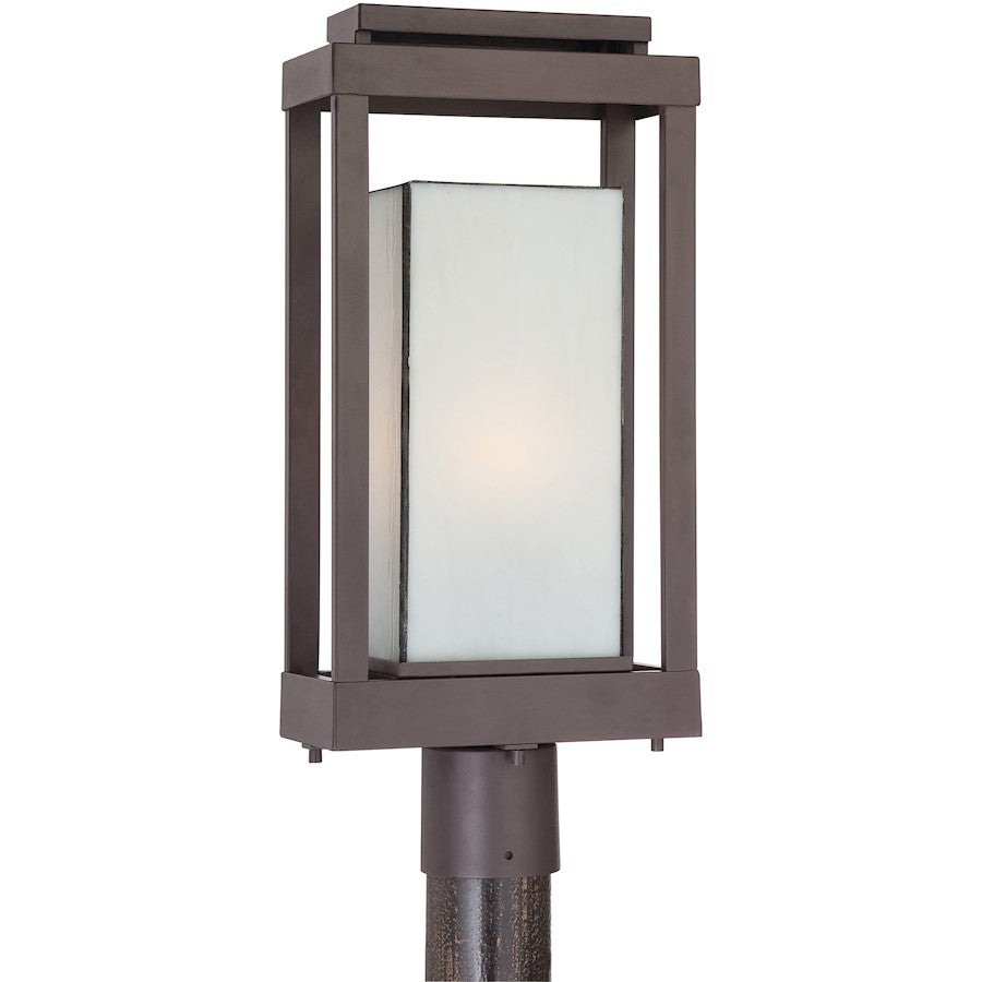 Quoizel 1 Light Powell Post Light, Western Bronze