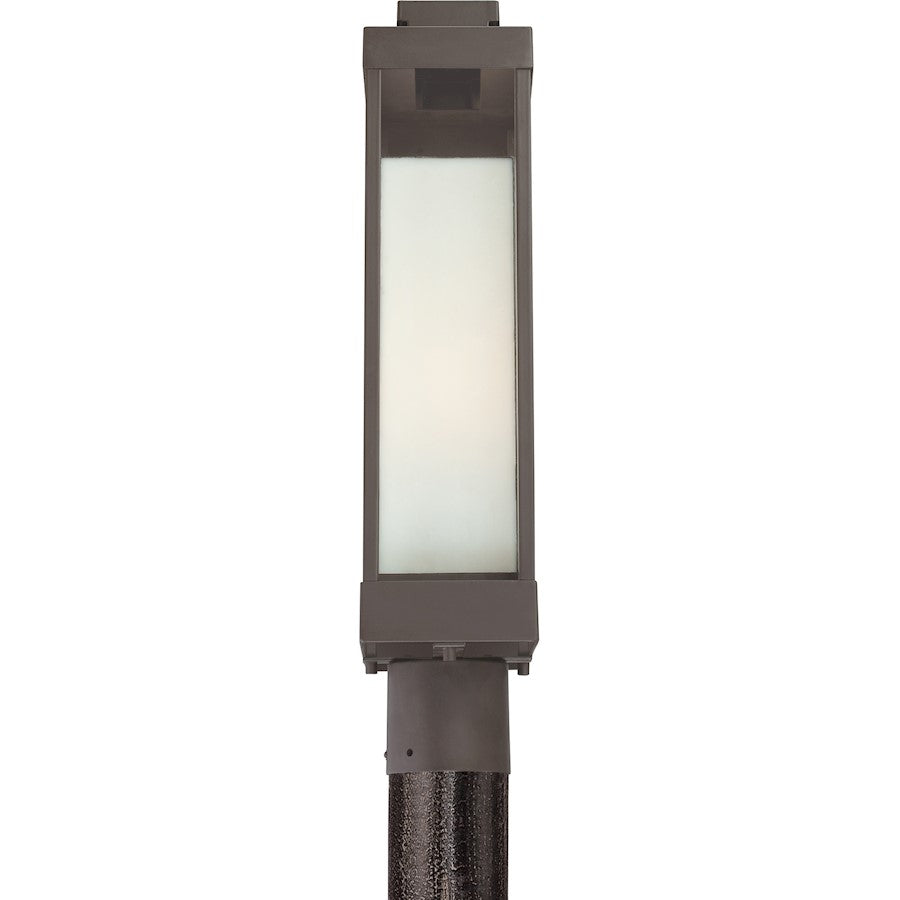 Quoizel 1 Light Powell Post Light, Western Bronze