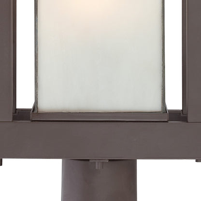 Quoizel 1 Light Powell Post Light, Western Bronze