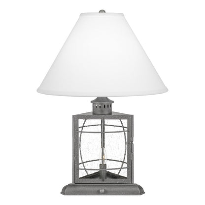 Quoizel 1 Light Portable Lamp, Galvanized