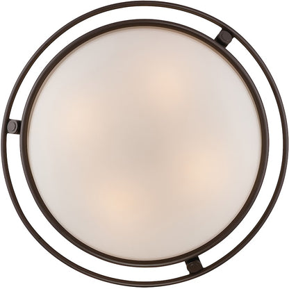 Quoizel 4 Light Quoizel Fixture Semi-Flush Mount in Western Bronze