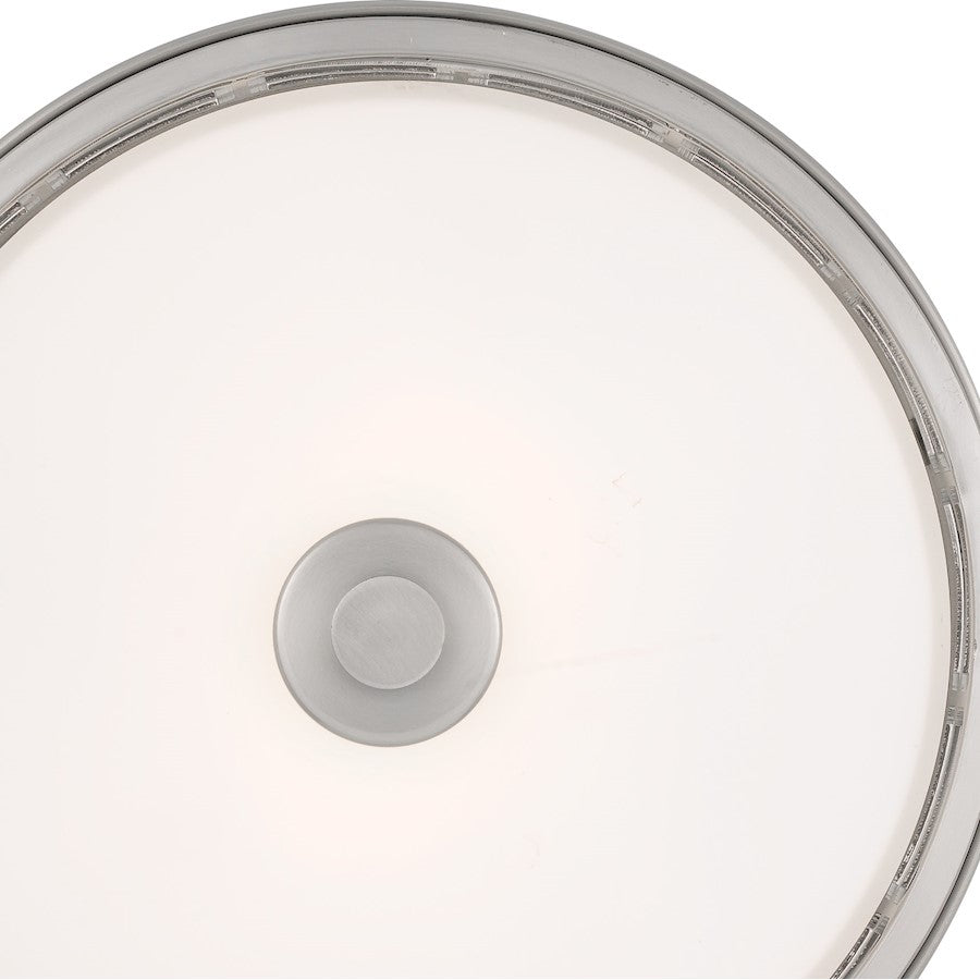 Quoizel 13.5" Fixture Flush Mount, Brushed Nickel