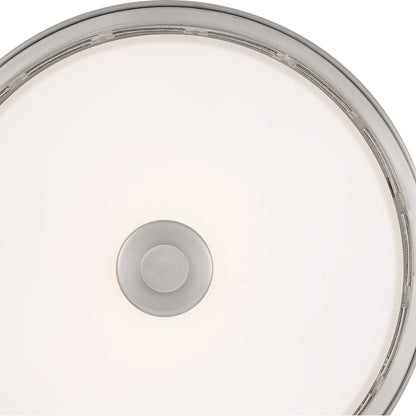 Quoizel 13.5" Fixture Flush Mount, Brushed Nickel