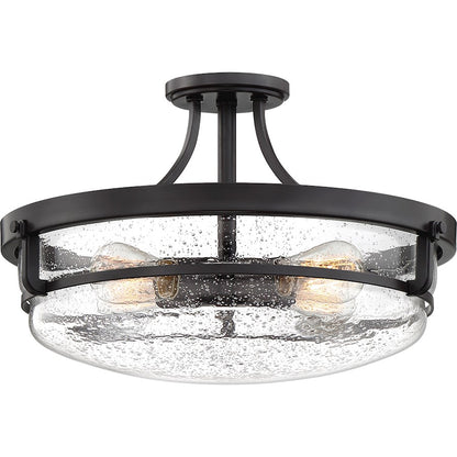 Quoizel Outpost Semi-Flush Mount, Palladian Bronze