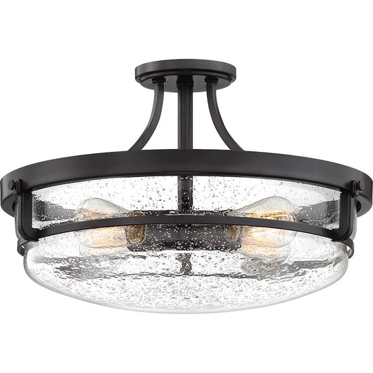 Quoizel Outpost Semi-Flush Mount, Palladian Bronze