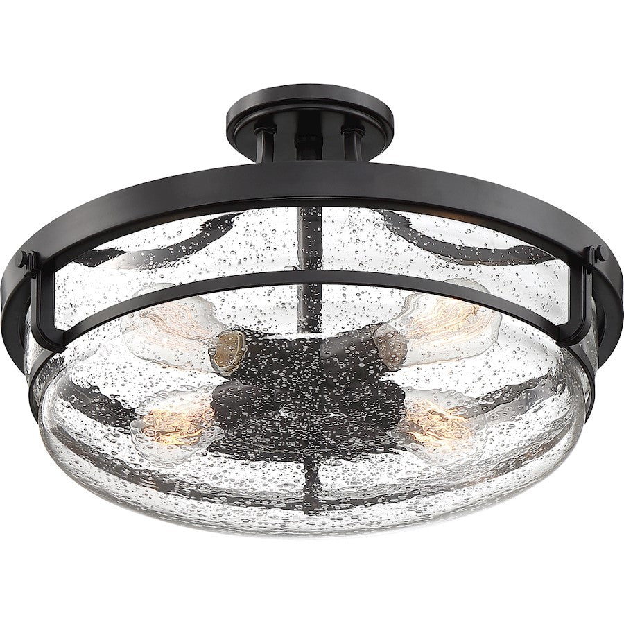 Quoizel Outpost Semi-Flush Mount, Palladian Bronze