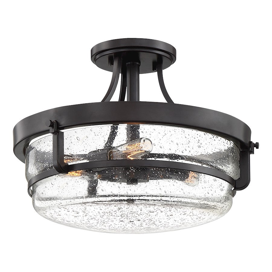 Quoizel Outpost Semi-Flush Mount, Palladian Bronze