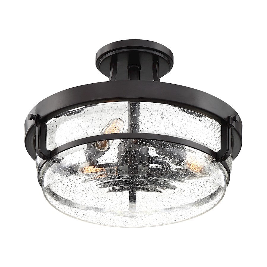 Quoizel Outpost Semi-Flush Mount, Palladian Bronze