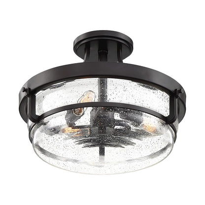 Quoizel Outpost Semi-Flush Mount, Palladian Bronze