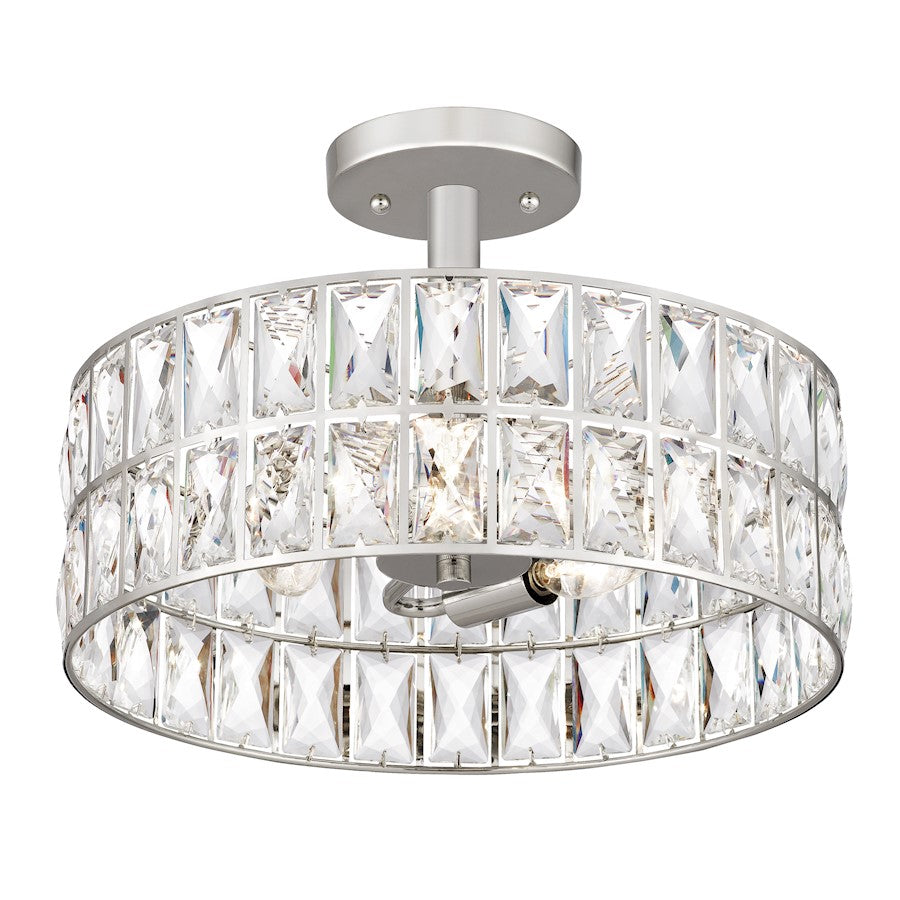Quoizel Coffman 3 Light Semi-Flush Mount