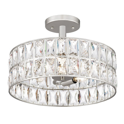 Quoizel Coffman 3 Light Semi-Flush Mount