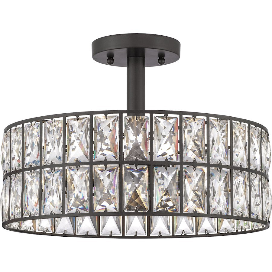Quoizel Coffman 3 Light Semi-Flush Mount