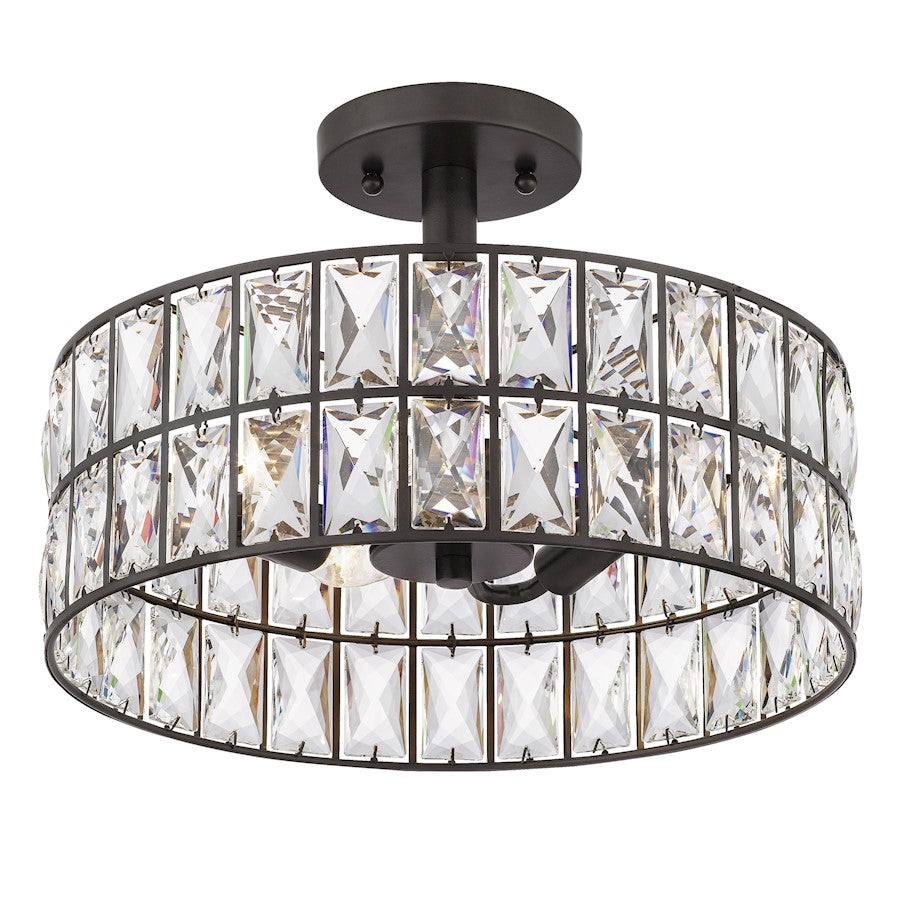 Quoizel Coffman 3 Light Semi-Flush Mount