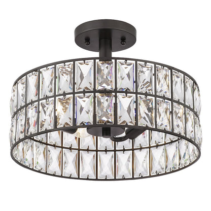 Quoizel Coffman 3 Light Semi-Flush Mount