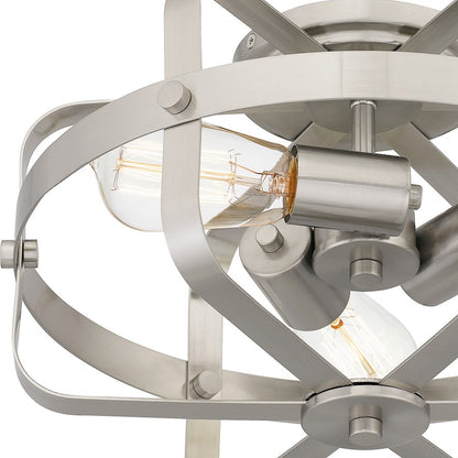 Quoizel Manzel 3 Light Flush Mount