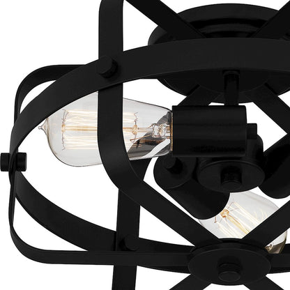 Quoizel Manzel 3 Light Flush Mount