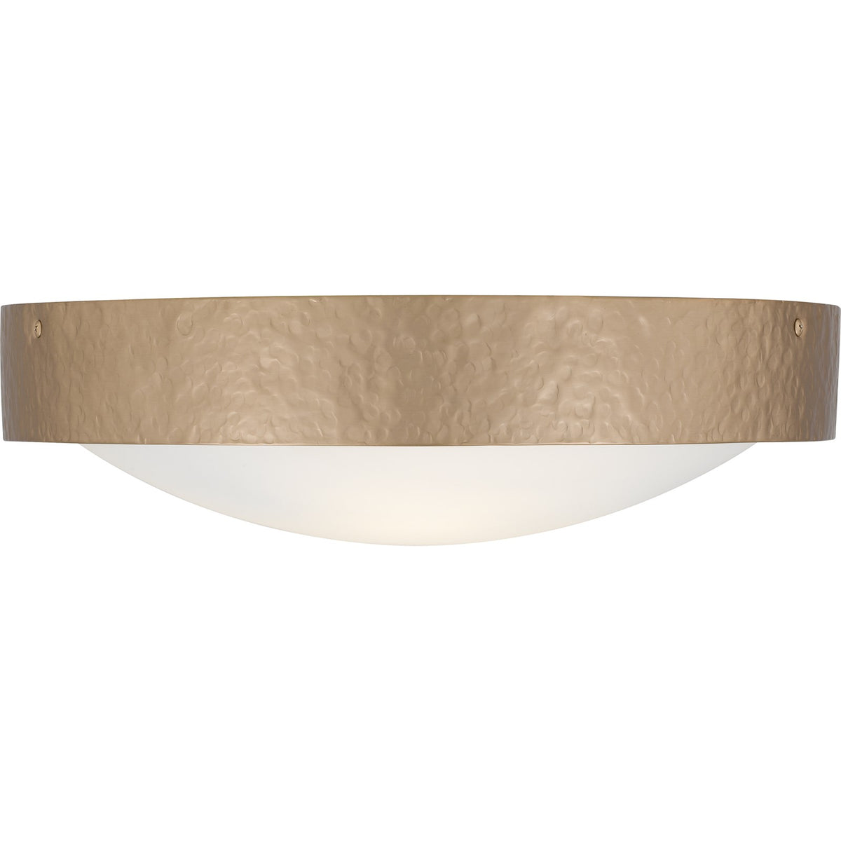 Quoizel Grendelle 16in 3-Light Flush Mount | Traditional Bronze Gold and White Etched Glass | Bedroom & Hallway | 16 x 16 x 5 in | Model QFL6790BGD