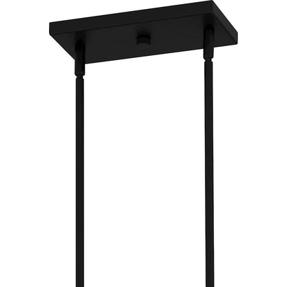 Quoizel Telfair 8 Light Island Light, Matte Black