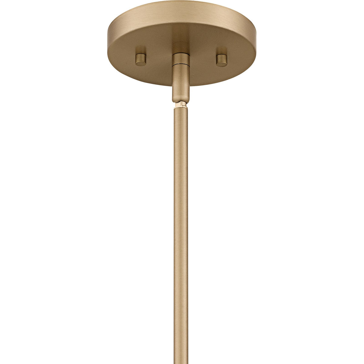 Quoizel Drover 12in 1-Light Pendant | Modern Bronze Gold and Clear Glass | Kitchen Island & Bar Area | 12 x 12 x 20.25 in | Model QMP6797BGD