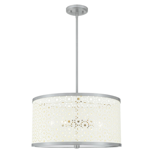 Quoizel Emmeline 5 Light Pendant, Brushed Nickel
