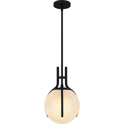 1 Light Pendant, Matte Black
