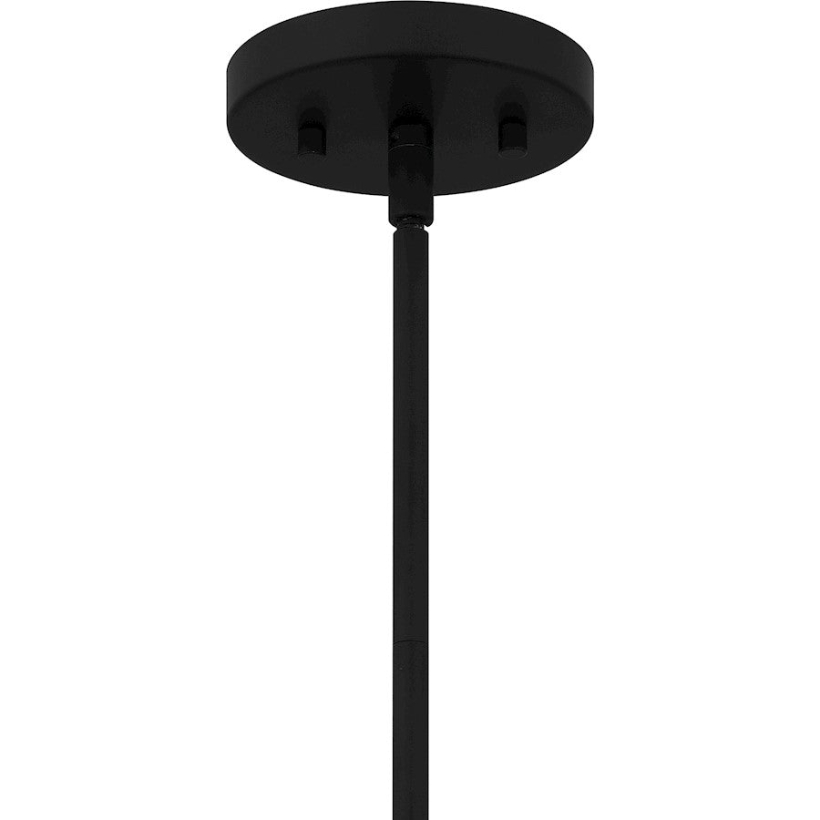 4 Light Pendant, Matte Black