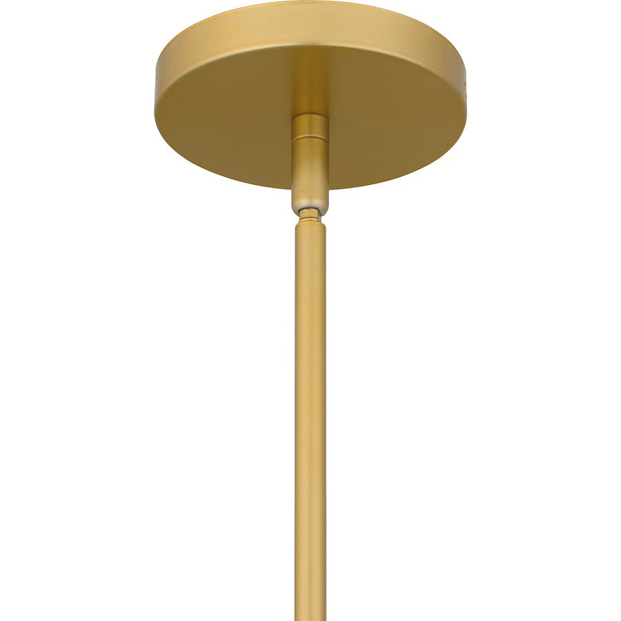 1 Light Pendant, Light Gold/Metal