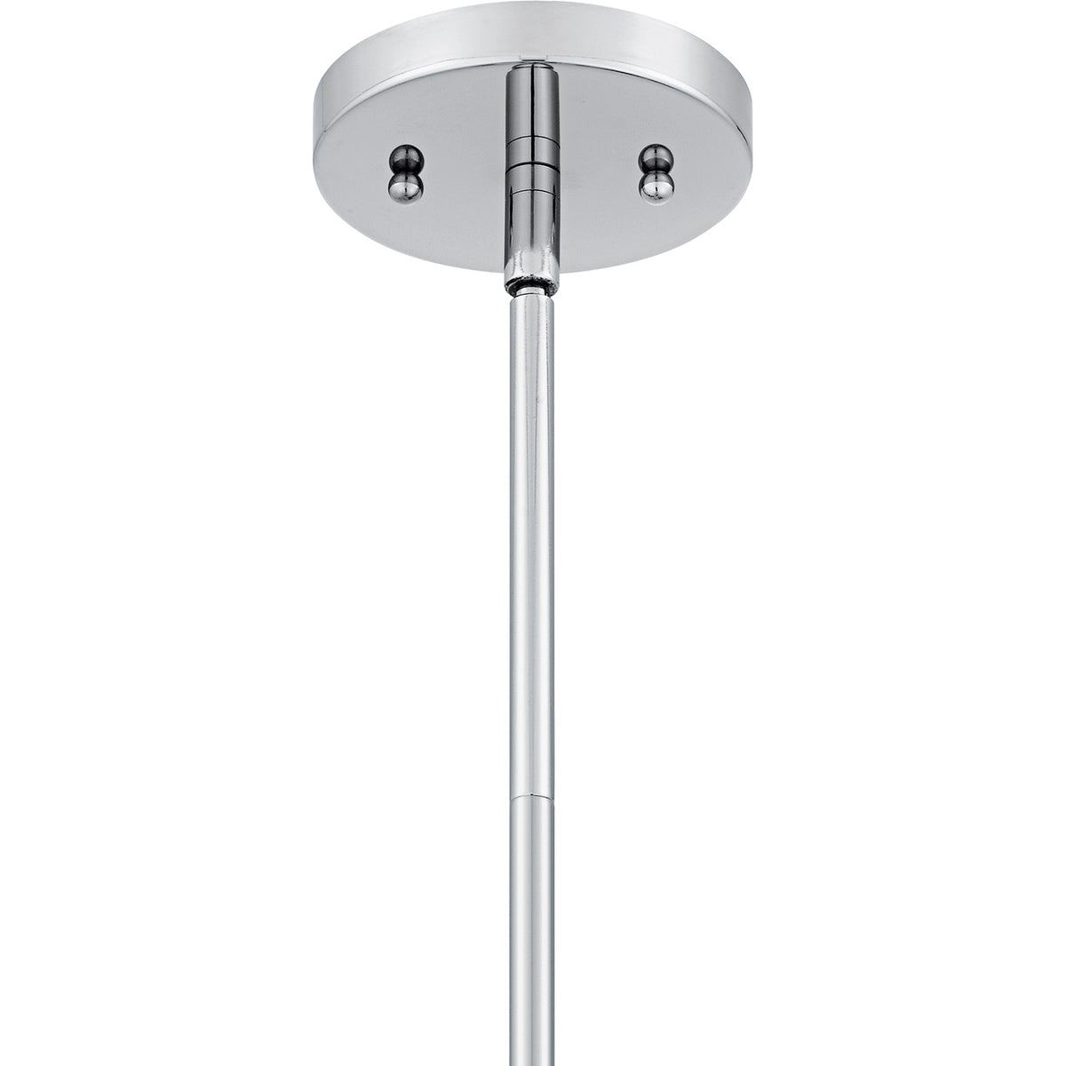 Quoizel Haze 11in 1-Light Mini Pendant | Contemporary Polished Chrome and Clear Ombre Glass | Kitchen Island & Dining Room | Model QP6750C