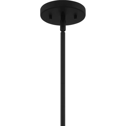 1 Light Pendant, Matte Black