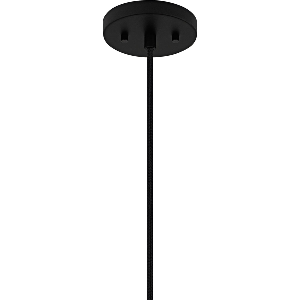 Quoizel Sycamore 28in 4-Light Pendant | Coastal Matte Black and Natural Rattan | Dining Room & Entryway | 28 x 28 x 28.75 in | Model QP6796MBK