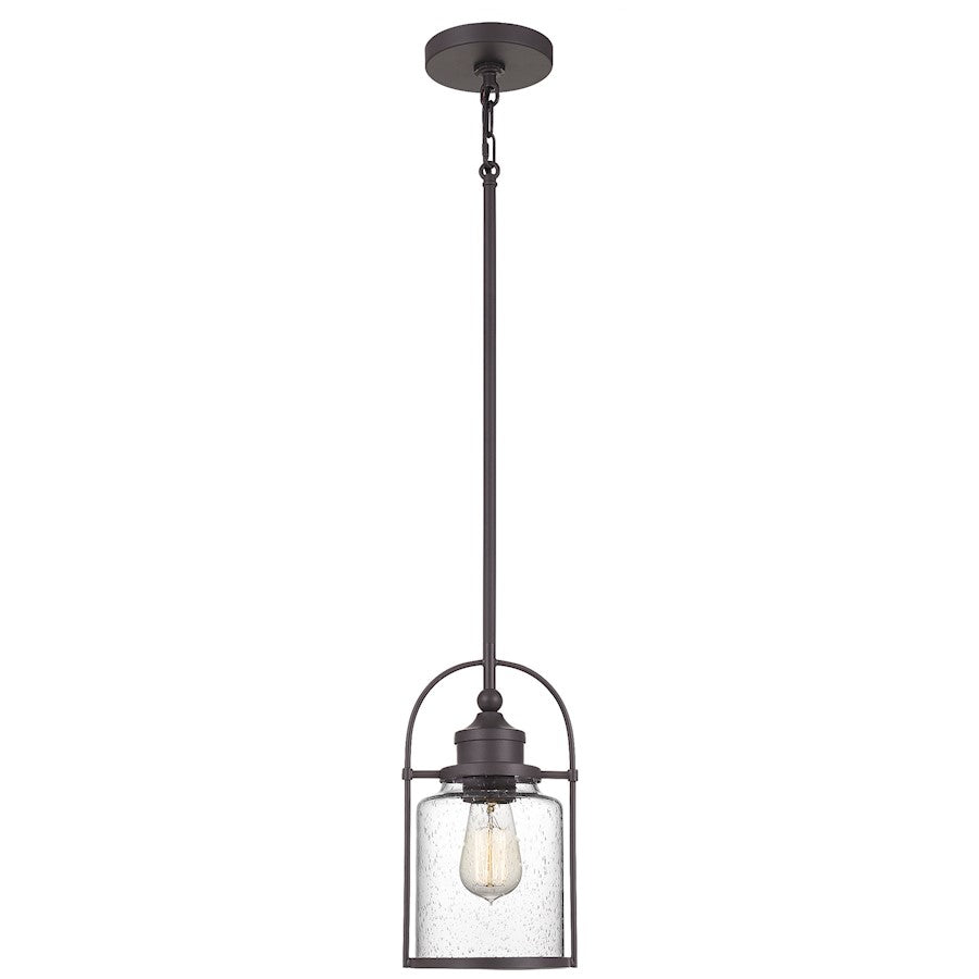 1 Light 6" Mini Pendant, Western Bronze