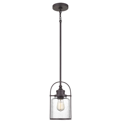 1 Light 6" Mini Pendant, Western Bronze