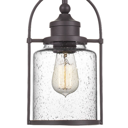 1 Light 6" Mini Pendant, Western Bronze
