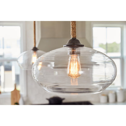 1 Light Mini Pendant, Tarnished Bronze