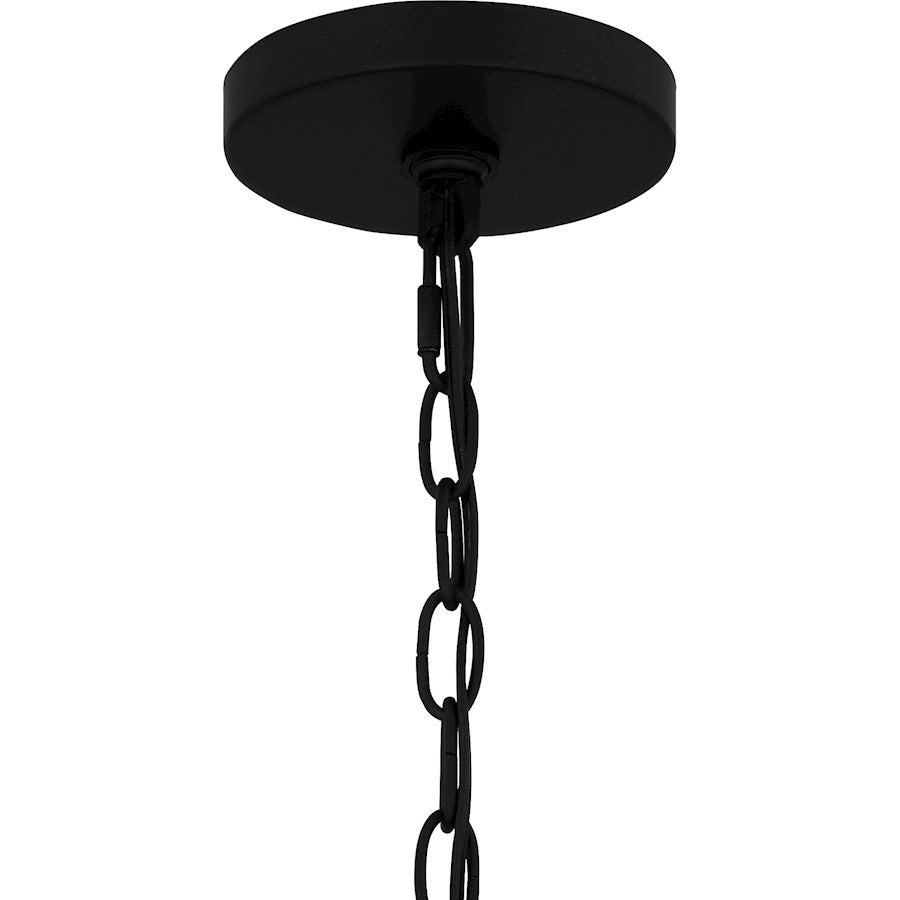 1 Light Mini Pendant, Matte Black