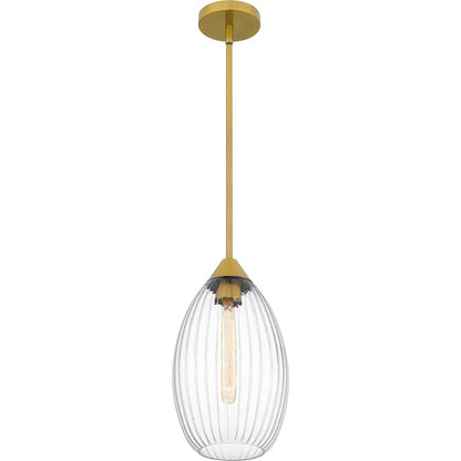 1 Light Mini Pendant, Gold
