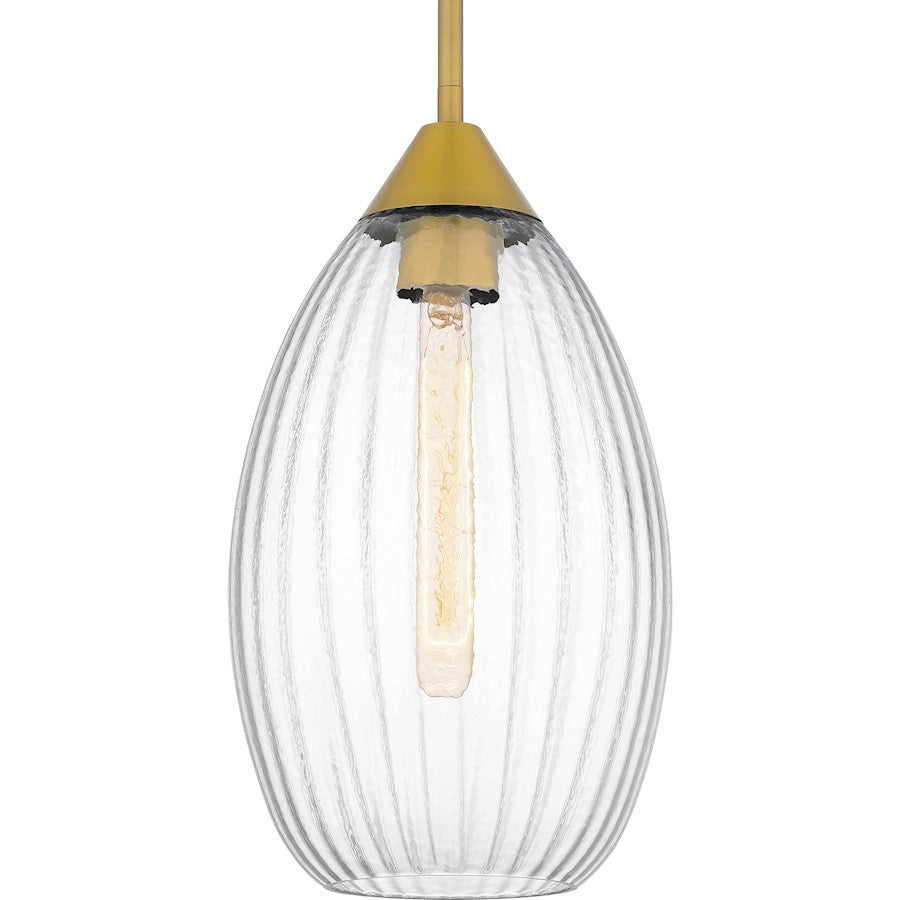 1 Light Mini Pendant, Gold