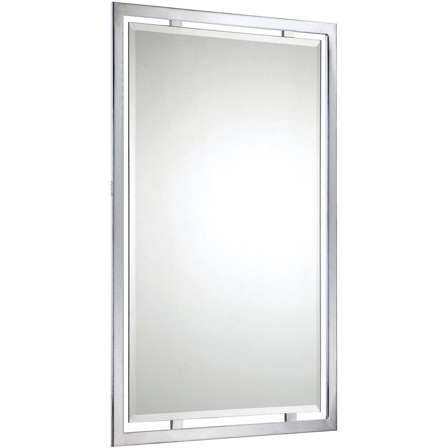Quoizel Mirror, Polished Chrome