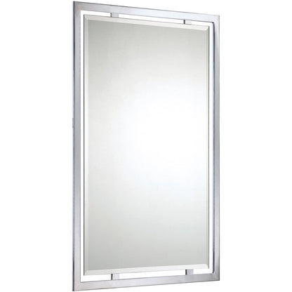 Quoizel Mirror, Polished Chrome