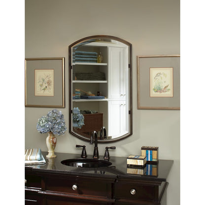 Quoizel Mirror, Brushed Nickel