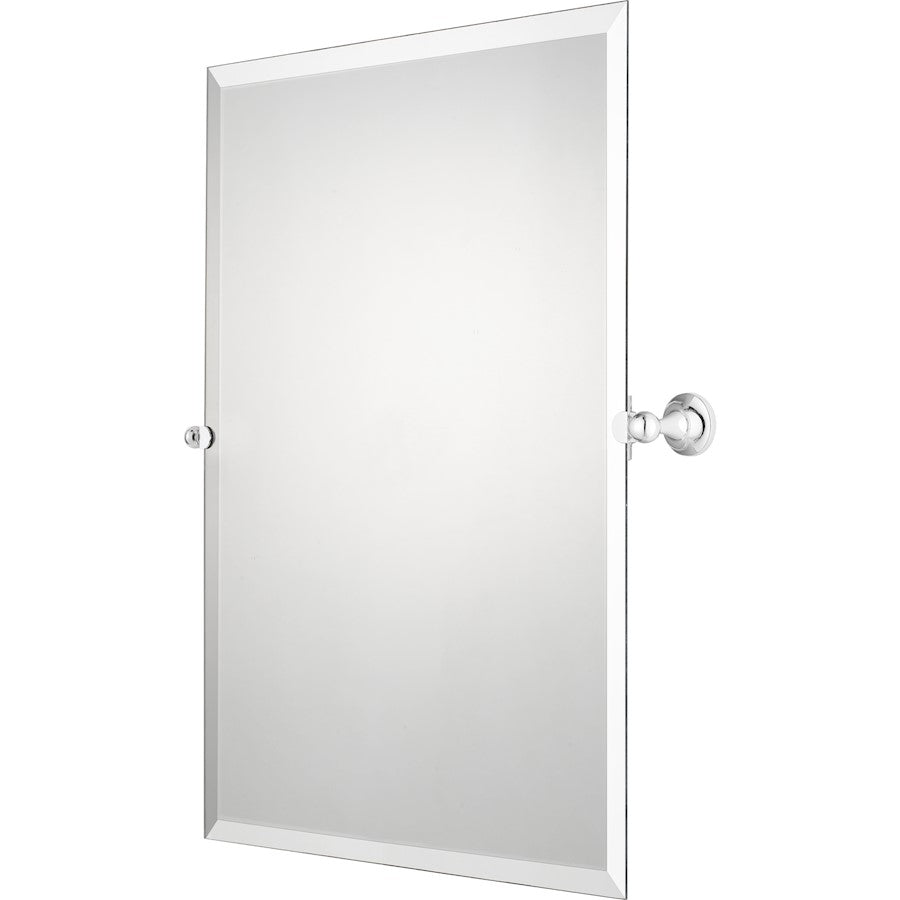 Quoizel Rectangular Reflections Mirror, Polished Chrome
