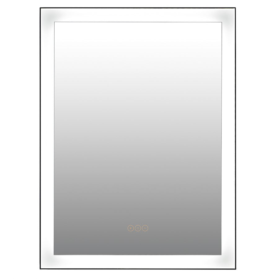 Quoizel Greer Mirror LED Light, Earth Black