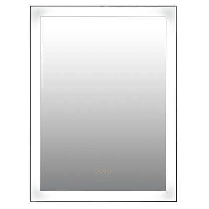 Quoizel Greer Mirror LED Light, Earth Black