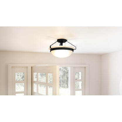 Quoizel Elderwood 2 Light Semi-Flush Mount